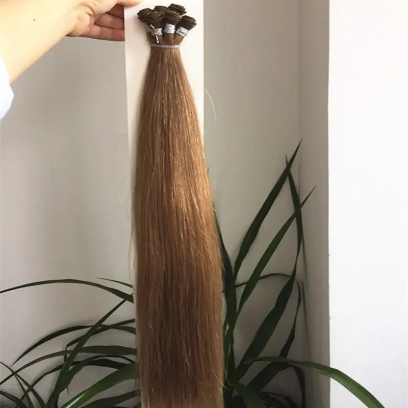 China thin seamless 100 human hair extensions factory QM210