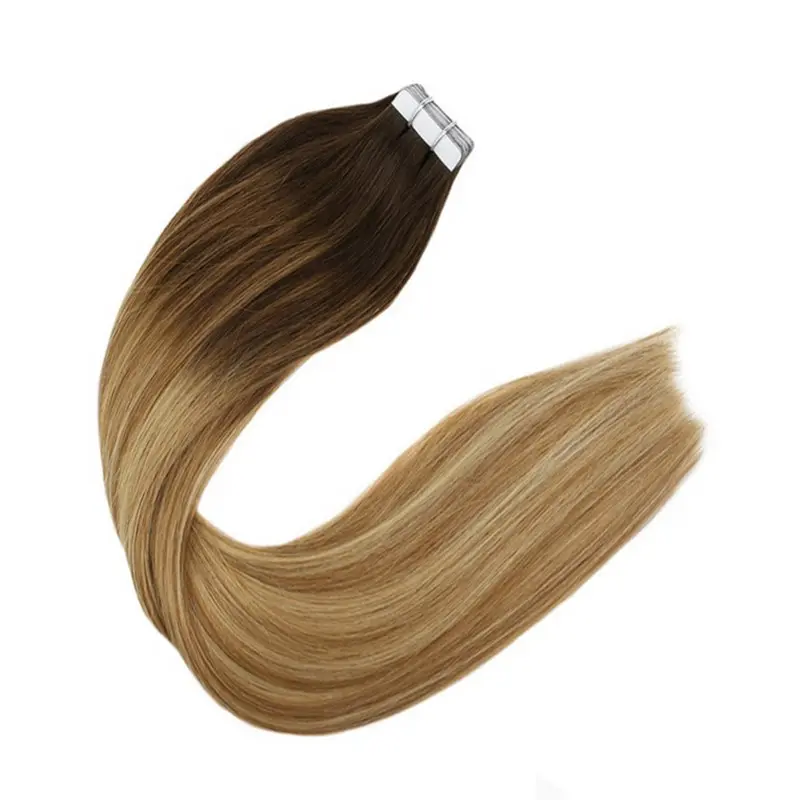Factory supply tape in hair extensions ombre color 16 18 20 22 24 26 inch JF331
