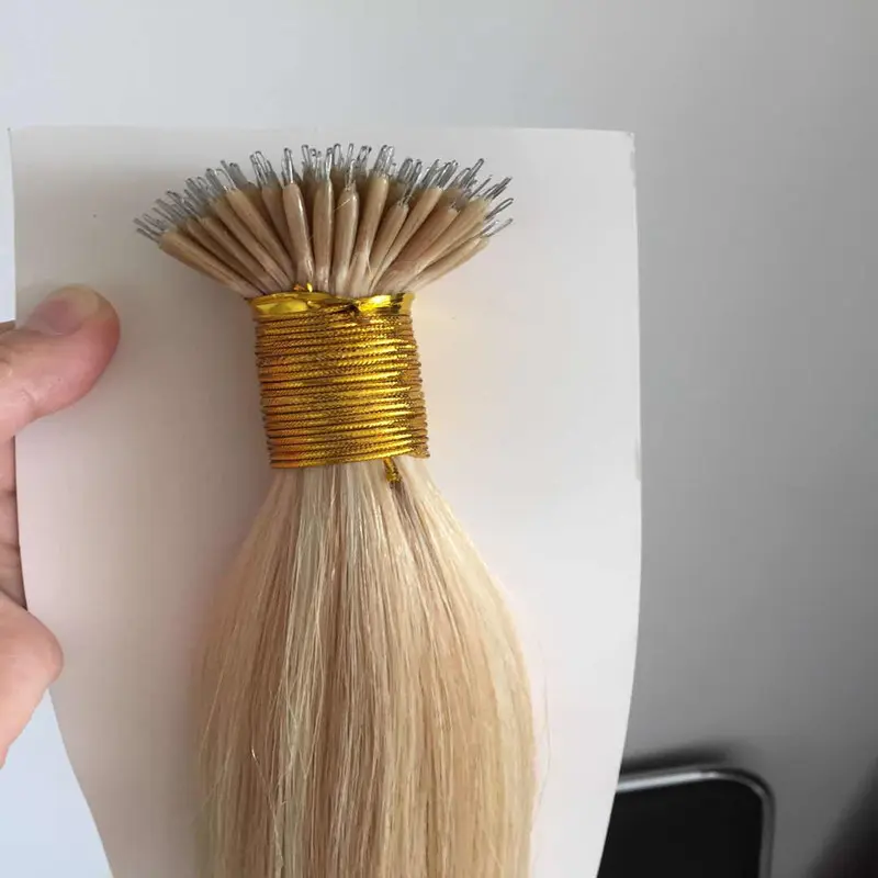 Wholesale double drawn keratin hair extensions manufacturers QM214