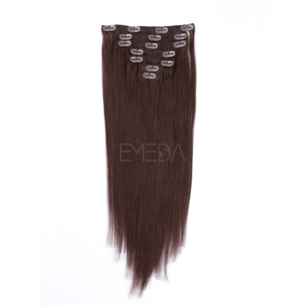 Clip in hair extensions remy LJ006
