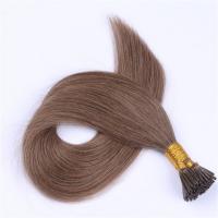 China mini remy i tip human hair extensions factory QM044