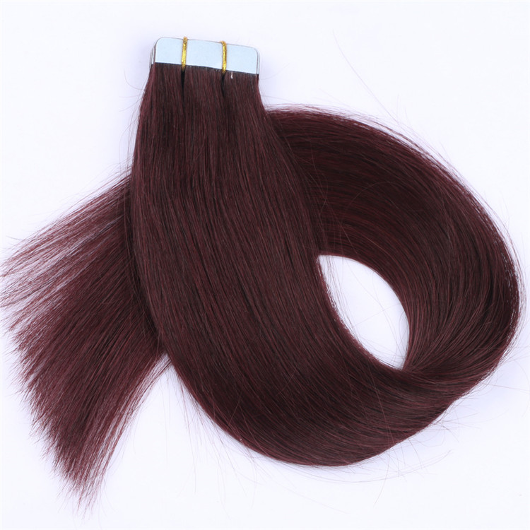 china remy micro tape in human hair extensions manufacturers QM091